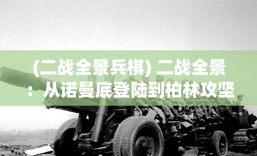 (二战全景兵棋) 二战全景：从诺曼底登陆到柏林攻坚，揭秘战争背后的英雄与策略